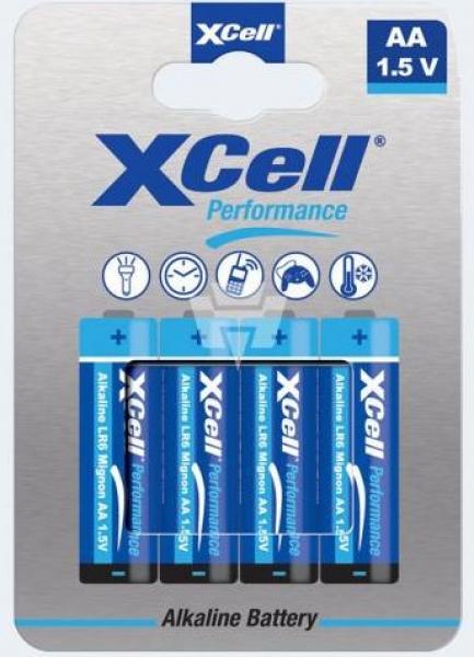 XCell - LR6 Alkaline Mignon 4er - Batterien