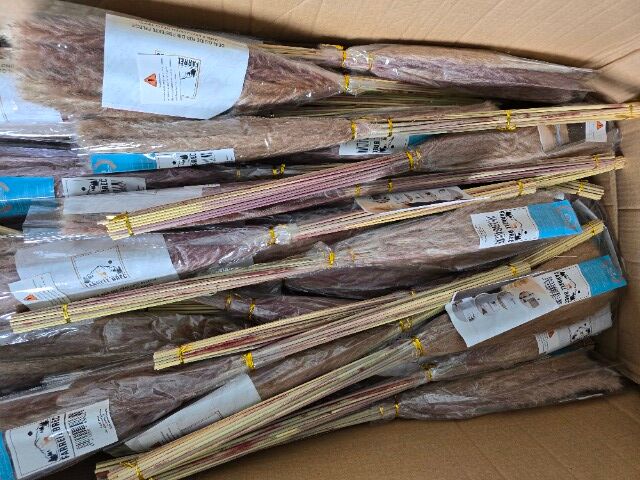 100% Natürliches Pampasgras Dekogras beige cremeweiß 150Stk Perfekt für TikTok Shop Ware