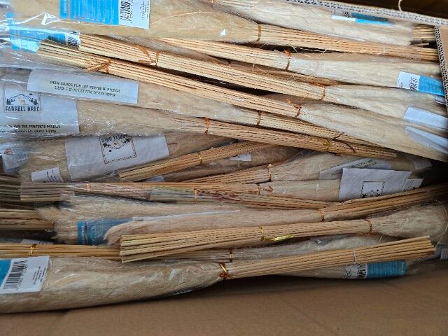 100% Natürliches Pampasgras Dekogras beige cremeweiß 150Stk Perfekt für TikTok Shop Ware