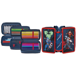 Avengers - Triple decker, filled school case