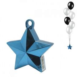 Ballongewicht Star blau 10 cm