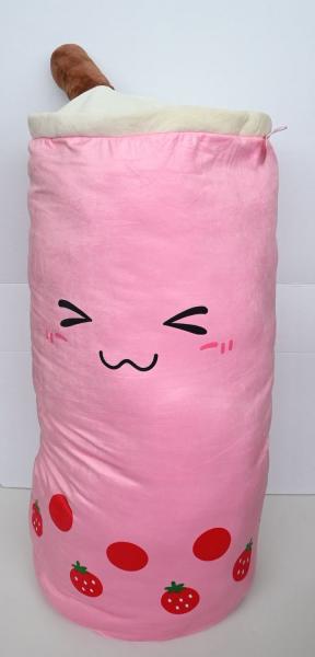Bubble Tea Pl&uuml;sch rosa - 100 cm