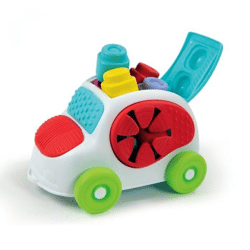 Clementoni 17315 - Clemmy building blocks in a sensory car