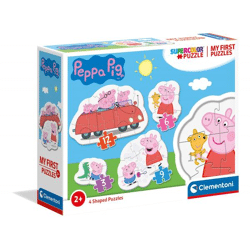 Clementoni 20829 - My First Puzzles 3+6+9+12 Teile - Peppa Pig