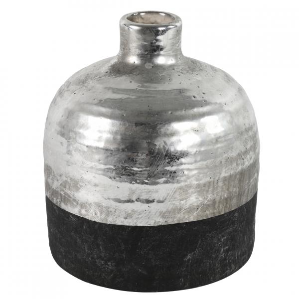 Countryfield Vase Terri L schwarz/silber 18 cm