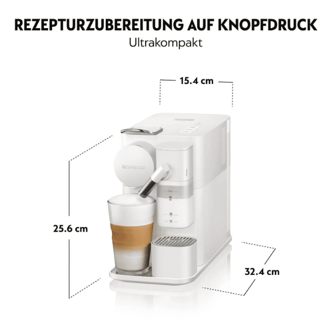 De’Longhi Nespresso Lattissima One Evo EN510.W – Kapselmaschine – Neu