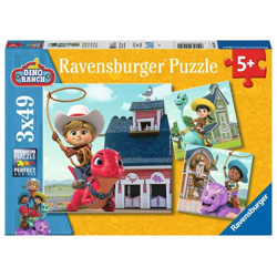 Dino Ranch Jon, Min, Miguel - jigsaw puzzle 3 x 49 pieces