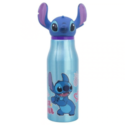 Disney Stitch - Drawing 3D figure drinking bottle - 690 ml