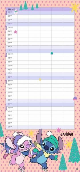 Disney Stitch - Familienplaner 2026