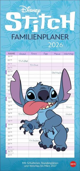 Disney Stitch - Familienplaner 2026