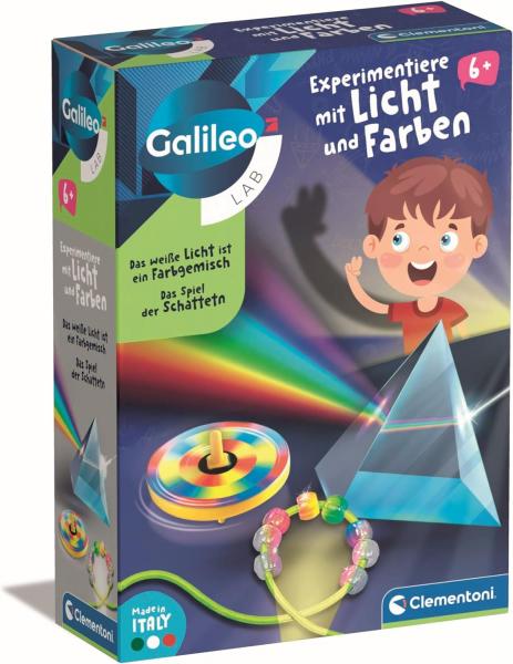 Experimentiere mit Licht und Farben