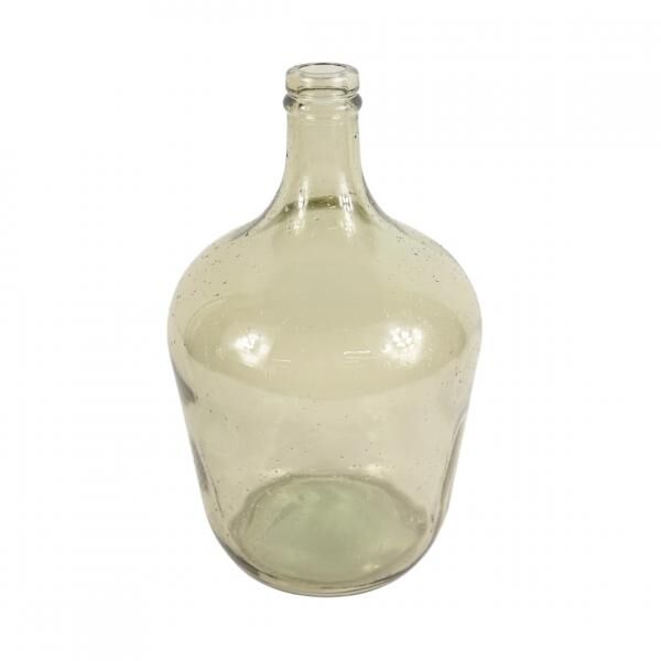 Flasche aus recyceltem Glas beige 30 cm
