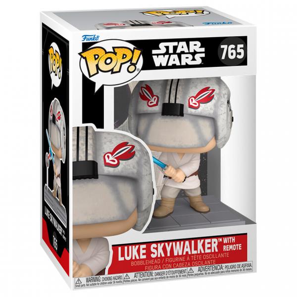 Funko 83798 - Pop! - Star Wars Luke Skywalker with Remote #765