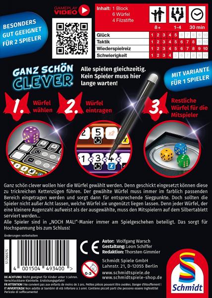 Ganz sch&ouml;n clever  - Spiel