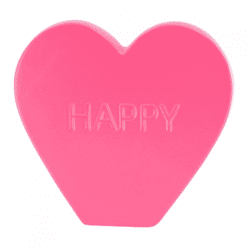 Housevitamin Skulptur Candy Heart Happy rosa 19,5 cm