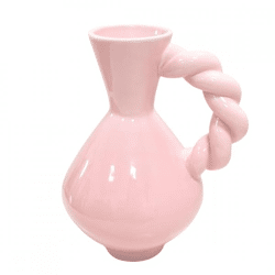 Housevitamin vaas Twist roze 22 cm