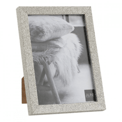 J-Line fotolijst glitter zilverkleurig 13 x 18 cm