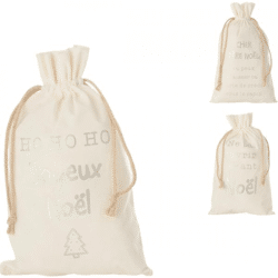 J-Line tas kerst Frans 49 cm 3 assorti