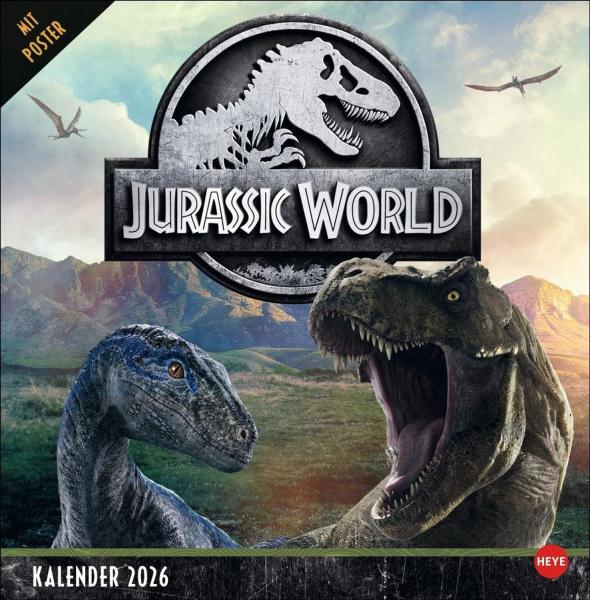 Jurassic World - Brosch&uuml;renkalender 2026