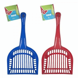 Litter box/dog poop scoop 27.5 cm assorted
