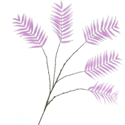 Artificial Palm Leaf silk lilac branch 125 cm