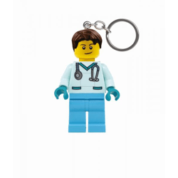 LEGO® Minifigures™ - Keychain Light Doctor - Keychain with flashlight