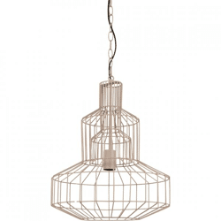 Light and Living Hängeleuchte Fynn beige 45 cm