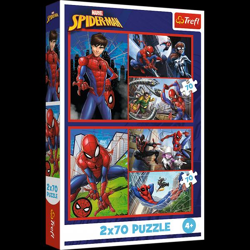 Marvel Spiderman - Puzzle 2 x 70 Teile