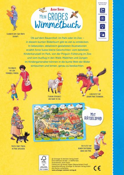 Mein gro&szlig;es Wimmelbuch mit R&auml;tselspa&szlig;