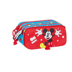 Mickey Mouse - Mäppchen mit 3 Fächern - 21 cm