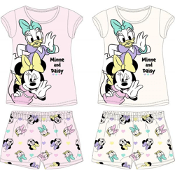 Minnie Mouse - Pyjama mit Daisy Duck für Mächen - 2-fach sortiert - 104-134 cm