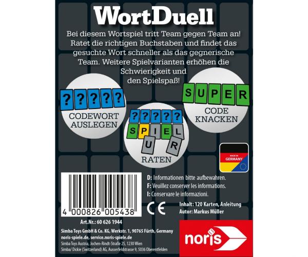 Noris - Wort Duell - Wortspiel