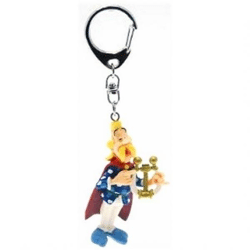 Plastoy 60432 - Keyring pendant - Troubadix with lyre