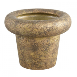 PTMD Blumentopf Relandi L goldfarbig 30 cm