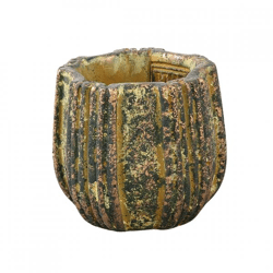 PTMD Blumentopf Valerio XS gelb 9 cm