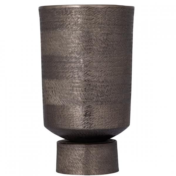 PTMD Blumentopf Erga Aluminium M grau 40 cm