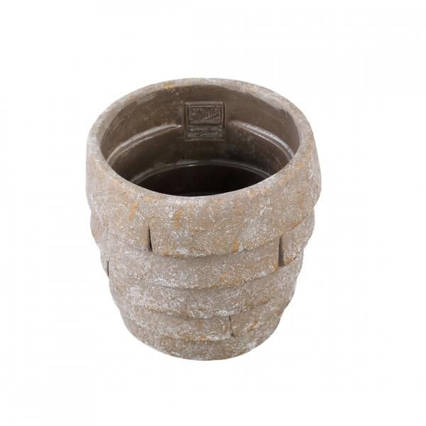 PTMD Blumentopf Shesheena grau L 17 cm