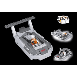 Sluban M38-B0537D - Landings Craft 3IN1