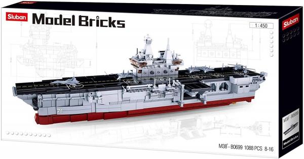 Sluban M38-B0699 - Model Bricks - Gro&szlig;er Flugzeugtr&auml;ger 