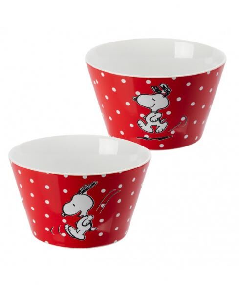 Snoopy "Red Dots" - M&uuml;slischale, 500 ml