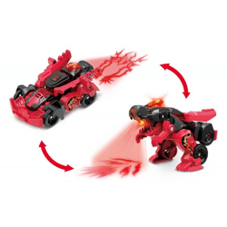 Switch & Go Dinos - Fire Mini T-Rex - 14 cm