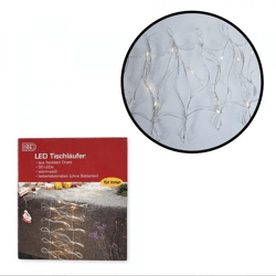 Tischläufer LED auf Batterie 120 cm