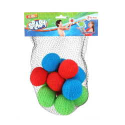 Toi Toys - SPLASH Super Splashbälle 12 Stück im Netz - 5 cm
