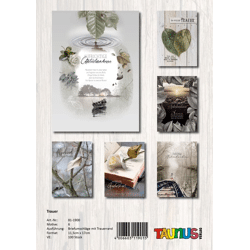 Funeral card - 100 pieces - 6 motifs