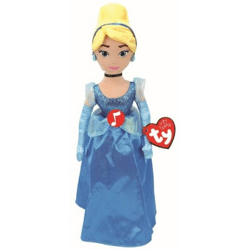 Ty 02412 - Disney Prinzessin - Cinderella Plüschfigur mit Sound - 40 cm