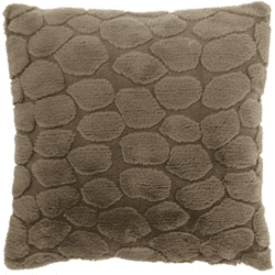 Unique Living kussen Daaf taupe 45 x 45 cm