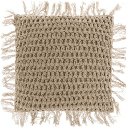 Unique Living kussen Tufo white tint 45 x45 cm