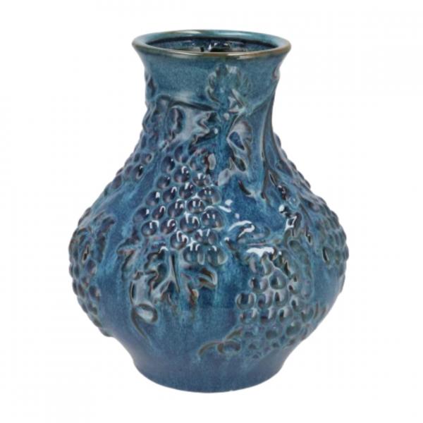 Vase Traubenblau 27 cm