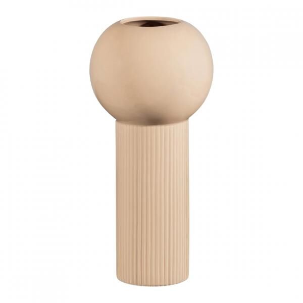 WOOOD Vase Zayn beige 29 cm