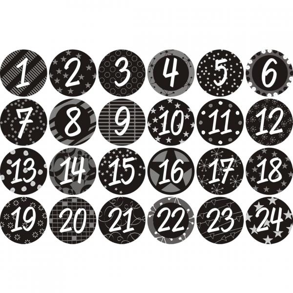 Adventskalender Geschenk-Set DIY schwarz 26 cm